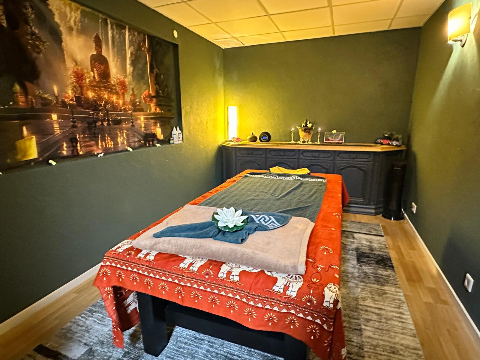 Harmonievolle Atmosphäre bei Patcha Thai Massage